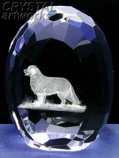 BERNESE MOUNTAIN DOG* 3D Laser Crystal Egg DD013e