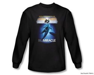 Officially Licensed Big Miracle Poster Long Sleeve Shirt S 2XL