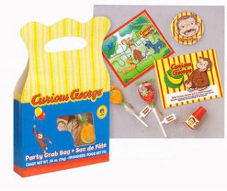 curious george filled favor boxes birthday party supplies time