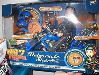 Newly listed BRATZ CADE ON HIS MOTORCYCLE MINT IN BOX. REAL LIGHTS