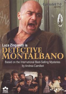Detective Montalbano Episodes 7 9 DVD, 2010, 3 Disc Set