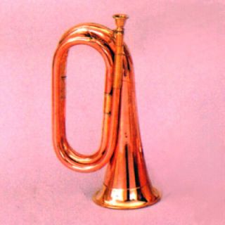 great musical brass bugle music instrument bugle music time left