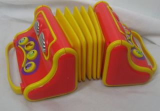 the wiggles play toy accordion accordian kids musical time left