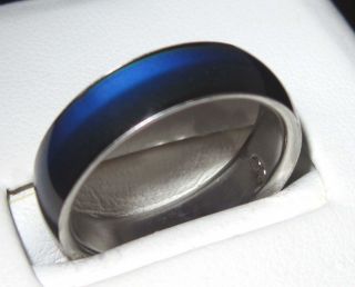 Stylish Band MOOD RING   STAINLESS STEEL Good Quality 4 Sizes 