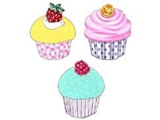 Cupcake Cup Cake Dessert Select A Size Waterslide Ceramic Decals