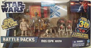 MOS ESPA ARENA Star Wars TPM Battle Packs Figures 5 pack  