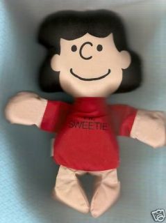 determined productions lucy bean bag cloth doll peanuts time left