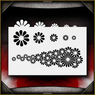 flowers airbrush stencil template airsick  9 00