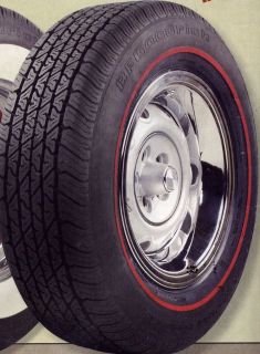 P255/60R15 BFG RADIAL T/A WITH 3/8 REDLINE TIRES (Specification 255 