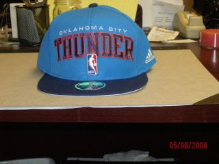 adidas Oklahoma City Thunder Authentic 2012 NBA Draft Snapback Hat