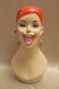 mannequin head bust vintage wig hat jewelry display # y5