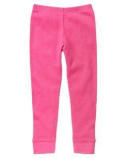 NWT Gymboree Snow Sports 4 4T 5 5T Solid Pink Thermal Cropped Leggings 