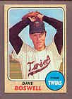 1968 topps 322 dave boswell twins nr mt 169816 buy