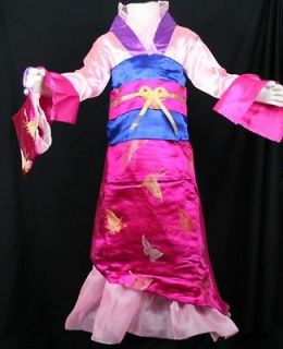 girls mulan princess party dress qipao costume 7 8y