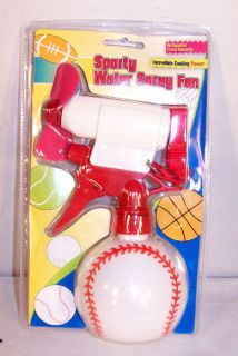 baseball spray bottle w fan softball sports fans toys time