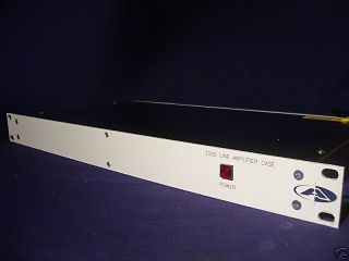 audionics 3000 line amplifier amp case audio radio used time