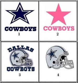 Dallas Cowboys Nail Decals Set of 20   Choose from 4 designs