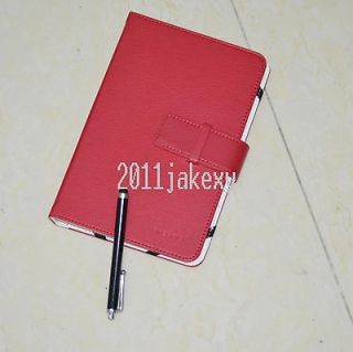   Leather Case+Stylus For 8 Nextbook Premiun8se Android OS 4.0.3 Tablet