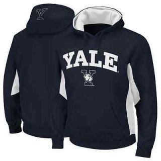 yale bulldogs turf fleece pullover hoodie navy blue more options