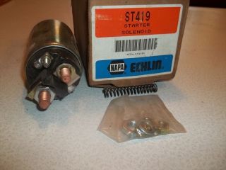 NEW Napa Echlin Starter Solenoid Part number ST419 **