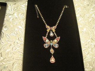 Nicky Butler FASHION JEWELRY COLLECTION DBLE BUTTERFLY Necklace Made 