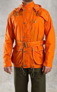 nigel cabourn surface jacket half lined oiled orange location united