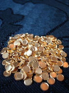 25 x 1 GRAIN SOLID 24K GOLD BULLION ROUNDS/COINS .999 FINE   PURE GOLD