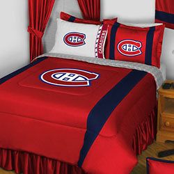 nhl montreal canadiens full queen bedding comforter set one day