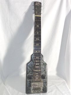 national hawaiian lap steel guitar with case 