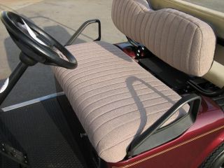 seat covers tan tweed for club car ds 2000 newer