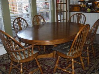 hitchcock original pedestal dining kitchen table and chairs time left