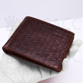   Genuine Leather Billfold Wallet ★Zippered Pocket Purse★SO HOT