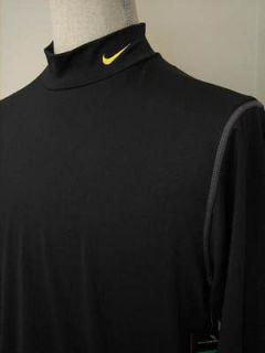 Nike LIVESTRONG Pro Fitted Stay warm Cycling Shirt 416344 010 Black