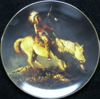 Sunglow From Mystic Warriors/Chuck Ren Native American Collector Plate