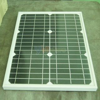 New 20W Solar Panel Power Charger 18 Volt Battery Mono Crystalline