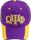 omega psi phi greek letter baseball cap hat 