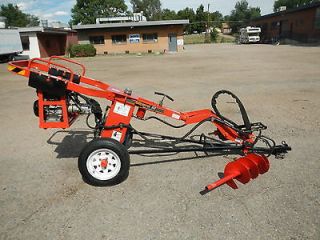 GENERAL 660 DIG R MOBILE TOWABLE 1 MAN AUGER POST HOLE DIGGER WITH BIT