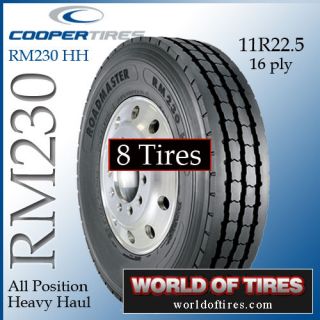 Tires   Roadmaster RM230 HH 11R22.5 16 ply   semi truck tire 11225