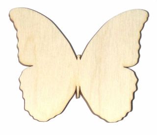 Emma Butterfly Unfinished Flat Wood Shapes Craft Cut Outs EB1062 