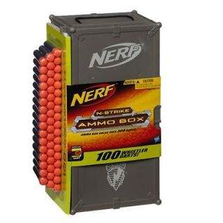 Nerf AMMO BOX & 100 Darts N STRIKE Holds Over 300 WHISTLER DARTS 