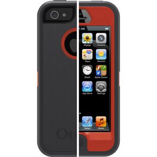 Otterbox Defender Case for iPhone 5 in Bolt (Lava Orange / Slate Grey 