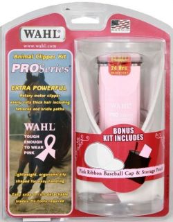 WAHL PRO SERIES CORDLESS RECHARABLE ANIMAL CLIPPER KIT TRIMMER HORSE 