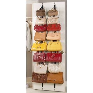 jokari hanging purse rack purse organizer over the door new