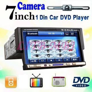Single Din 7 Car Stereo DVD CD Radio /4 Player Mulitmedia Touch 