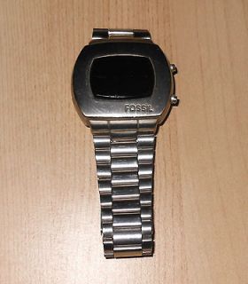 2002 PULSAR TRIBUTE WATCH by FOSSIL JR 7770 STAINLESS 8 BRACELET NEW 