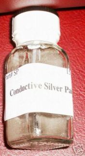 conductive 20 % silver paint 30 grams brush in cap
