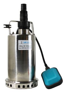 1HP 3300 GPH Stainless Steel Submersible Sump Pump Drain Suction 