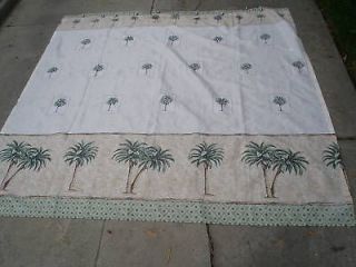 elegant caribbean colonial palm tree shower curtain 