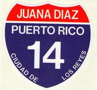 puerto rico carretera 14 juana diaz car sticker decal  4 99 