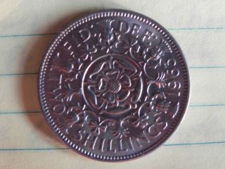 great britain florin 2 shilling type 2 1963 unc time